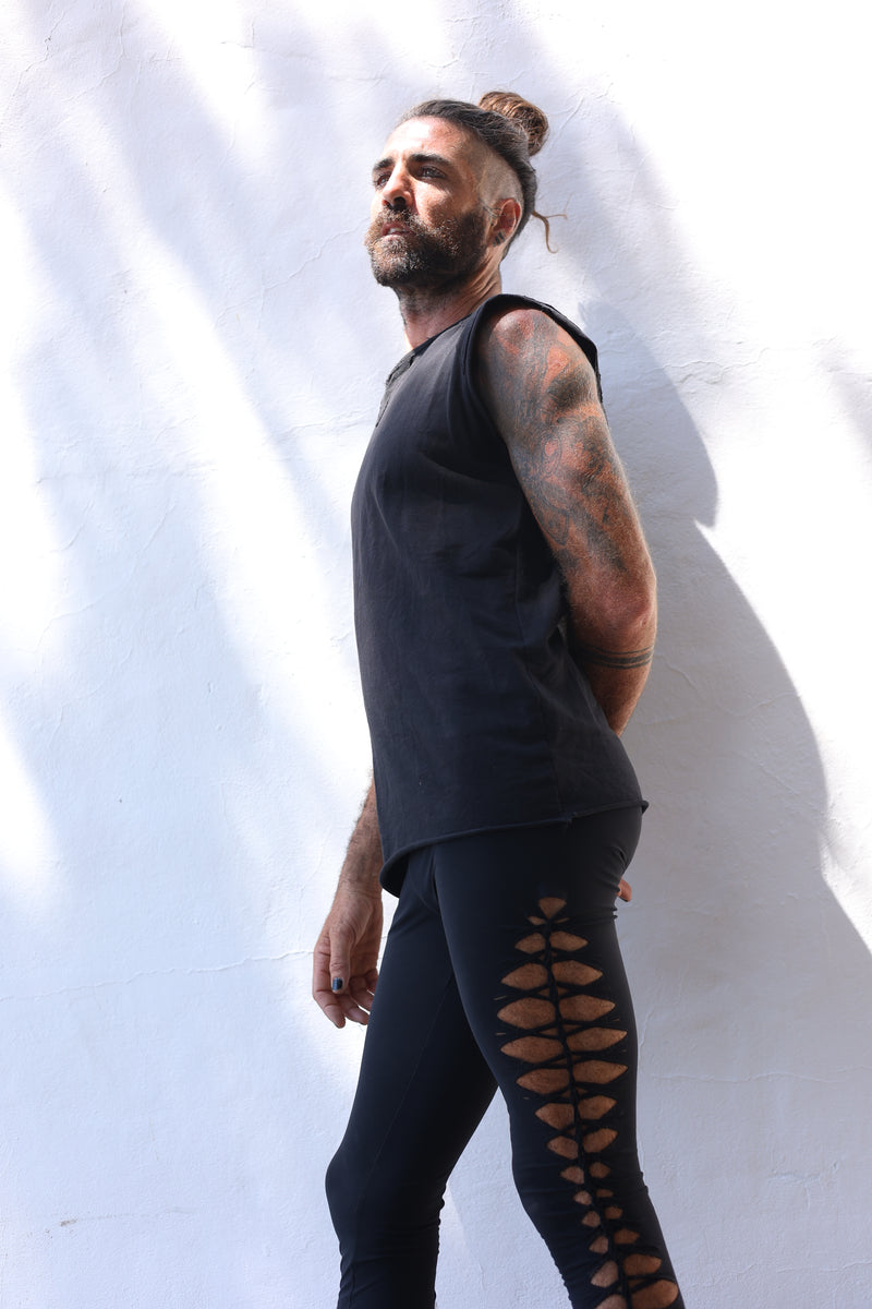 Yoga Leggings For Men's and Women's In Black