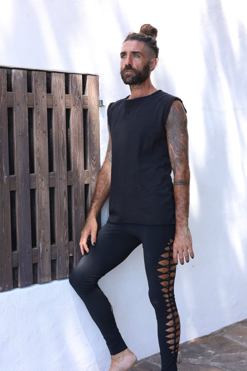 Yoga Leggings For Men's and Women's In Black
