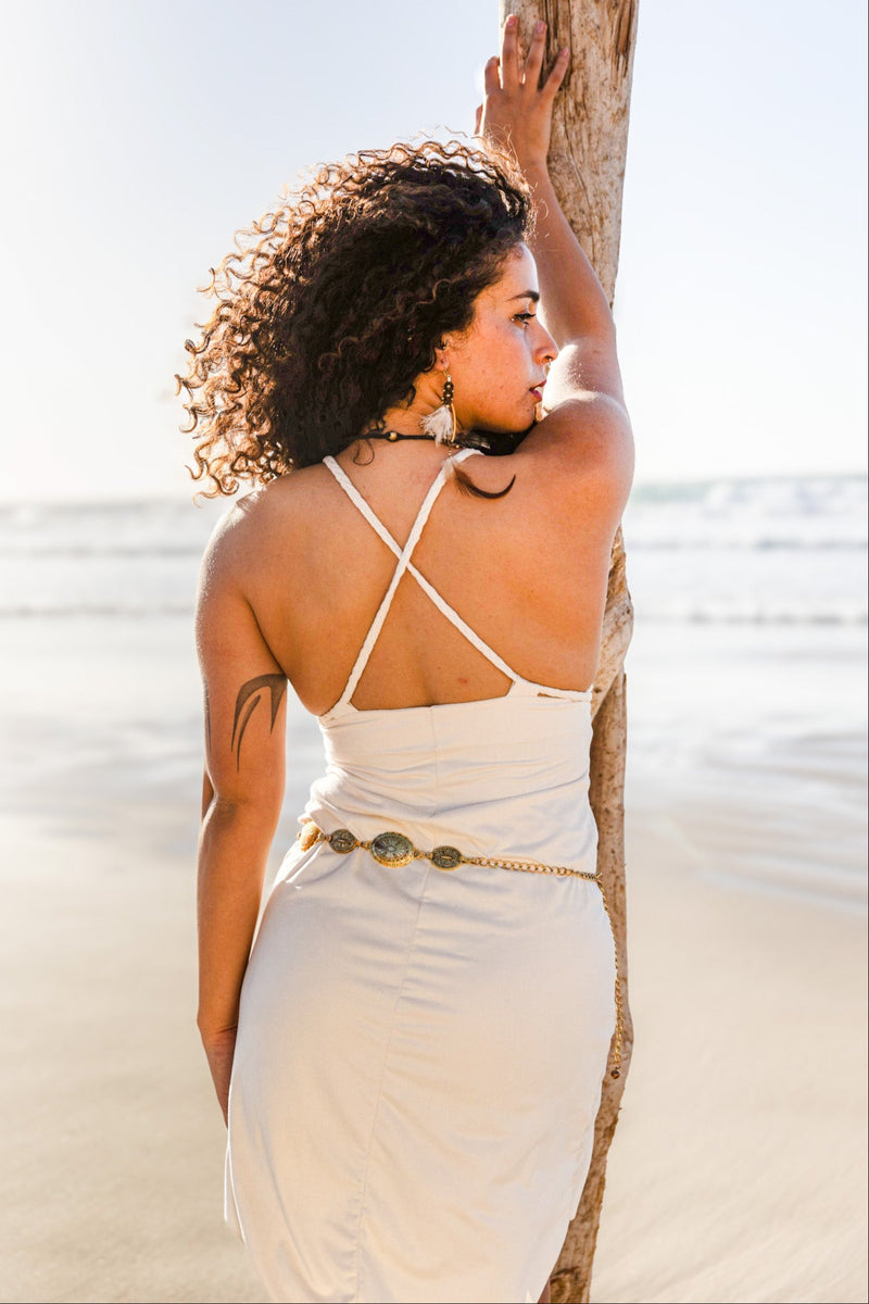 Suede Light Beige Mini Dress, Boho Dress By Goa Magic Fashion S Suede Light Beige Mini Dress, Boho Dress By Goa Magic Fashion S
